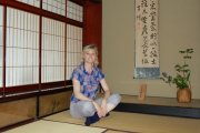 Karen Bowerman inside Samurai House