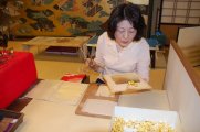 Artisan working in gold leaf (Karen Bowerman)