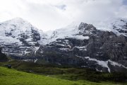 Snowcapped Alpine mountains